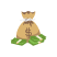 A money bag emoji